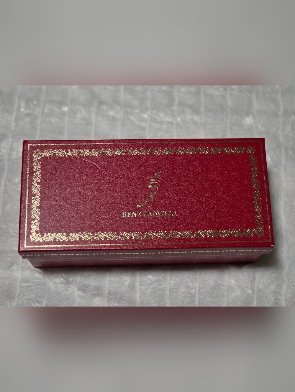 René Caovilla Empty Shoe Box-11.5"Wx5.3"Hx4.1"D